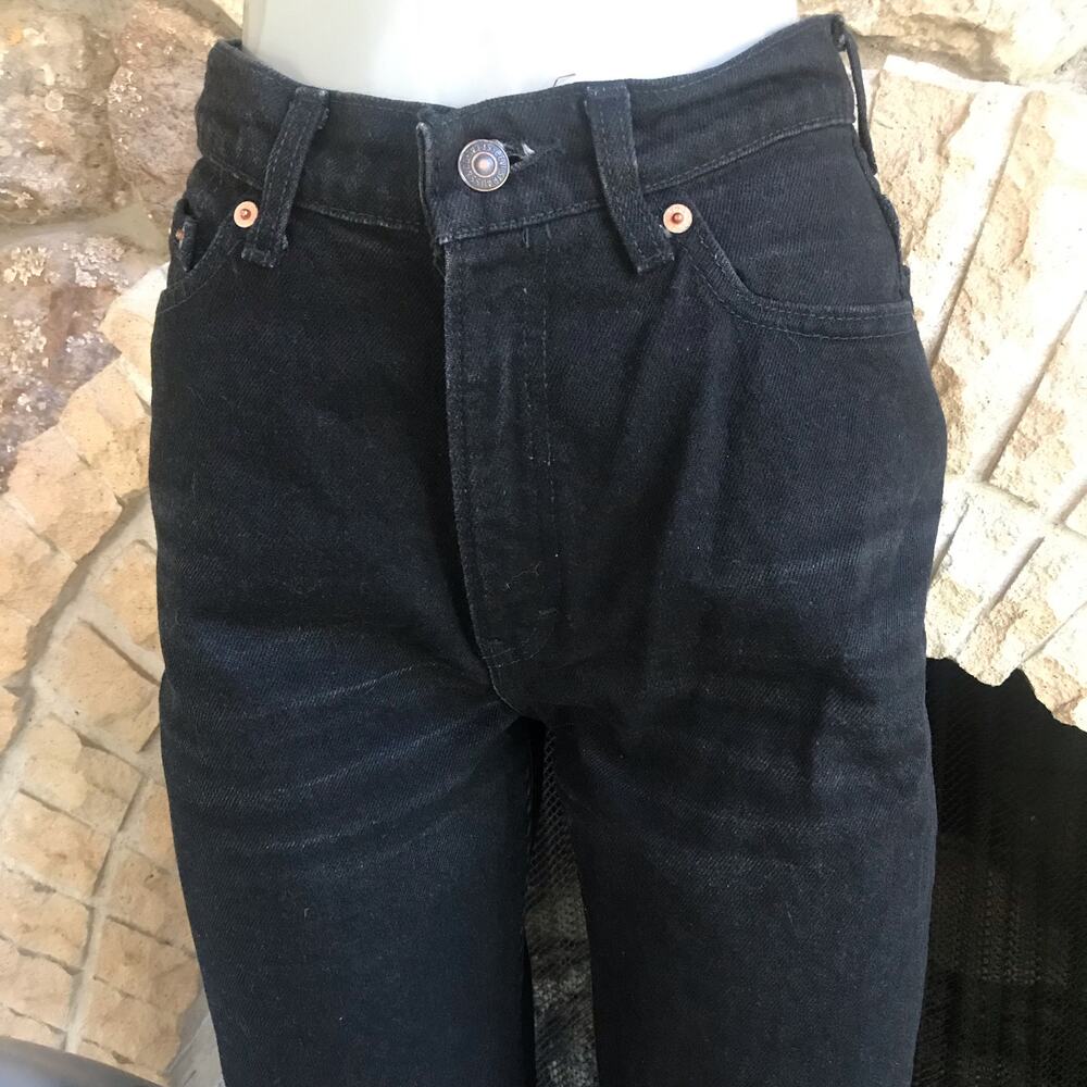 Vintage Levi’s 17512-0260 Black High Waisted Mom Jeans Women's Size 26 - Picture 5 of 6